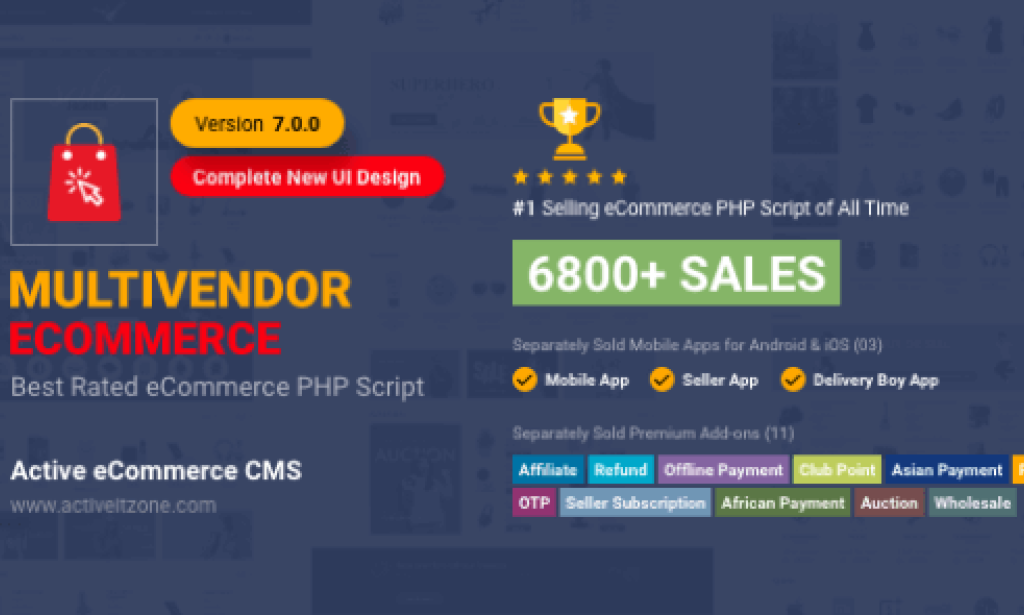 Active eCommerce CMS v10.4.2 Nulled + (All Addons) and Android App
