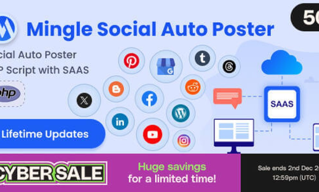 Mingle SAAS v5.5.8 Nulled – Social Auto Poster & Scheduler PHP Script