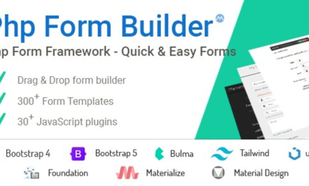 PHP Form Builder v6.2 Nulled – Advanced HTML Forms Generator with Drag & Drop Script