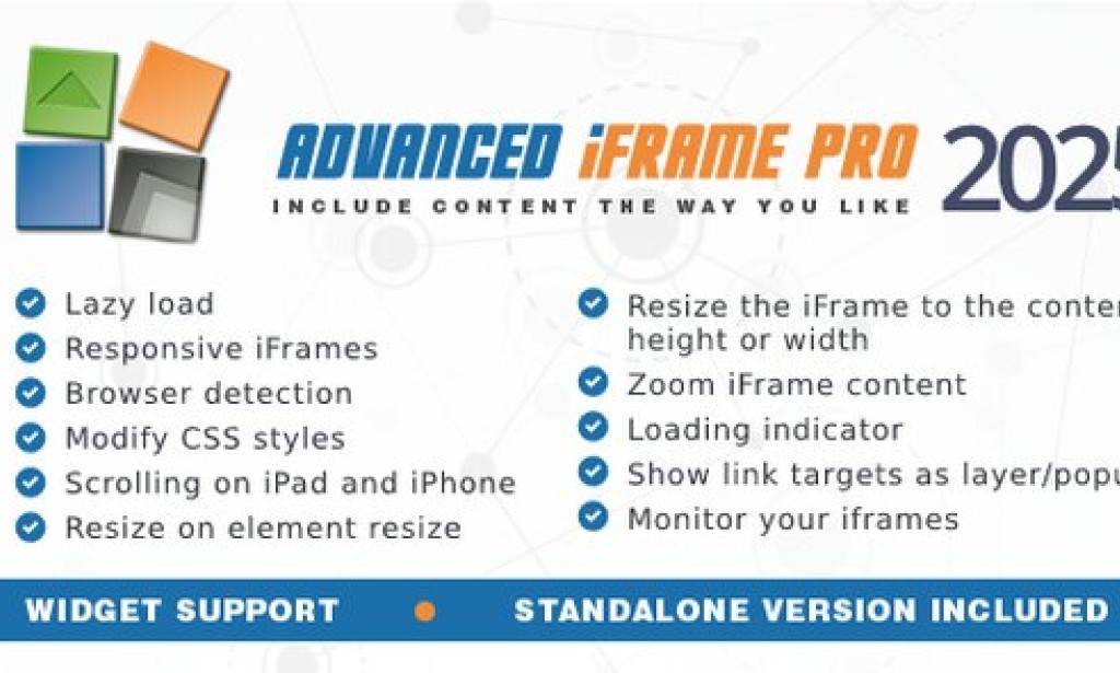 Advanced iFrame Pro v2025.9 WordPress Plugin