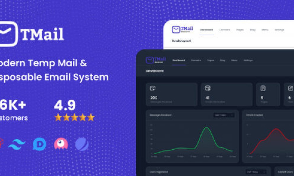 TMail v8.0.4 Nulled – Modern Temp Mail & Disposable Email System Script