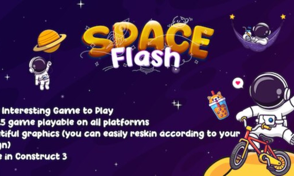 Space Flash v1.0 – HTML5 Game Source