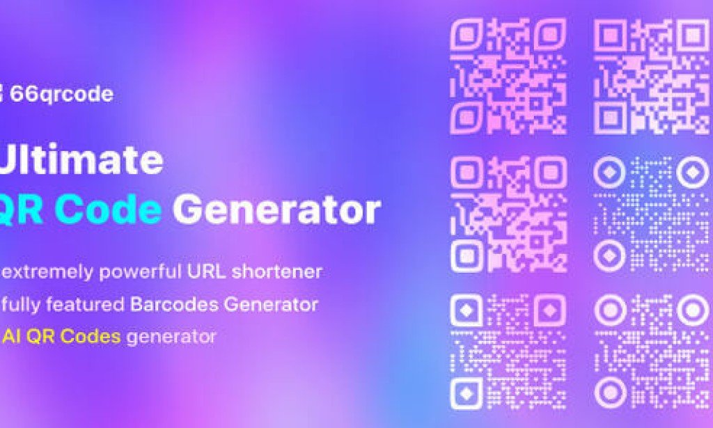 66qrcode v38.0.0 Nulled – AI QR Codes & Barcodes Generator & URL Shortener (SAAS) Script