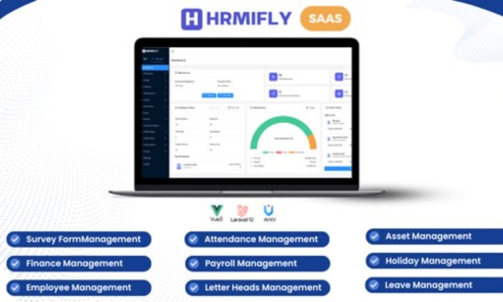 Hrmifly SAAS v2.0 – Complete Payroll and HR Management System (HRM) PHP Script