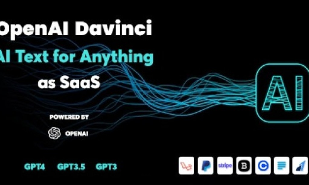 OpenAI Davinci v8.4 Nulled – AI Writing Assistant and Content Creator as SaaS PHP Script