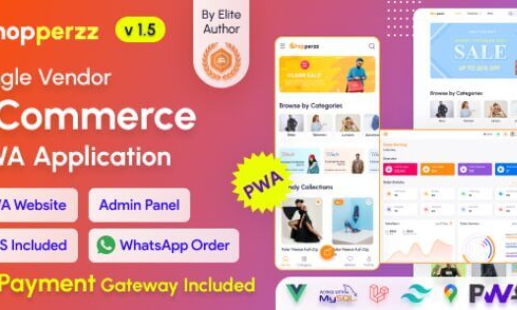 Shopperzz v1.9 Nulled – PWA eCommerce CMS with POS & WhatsApp Ordering | Inventory Management Script