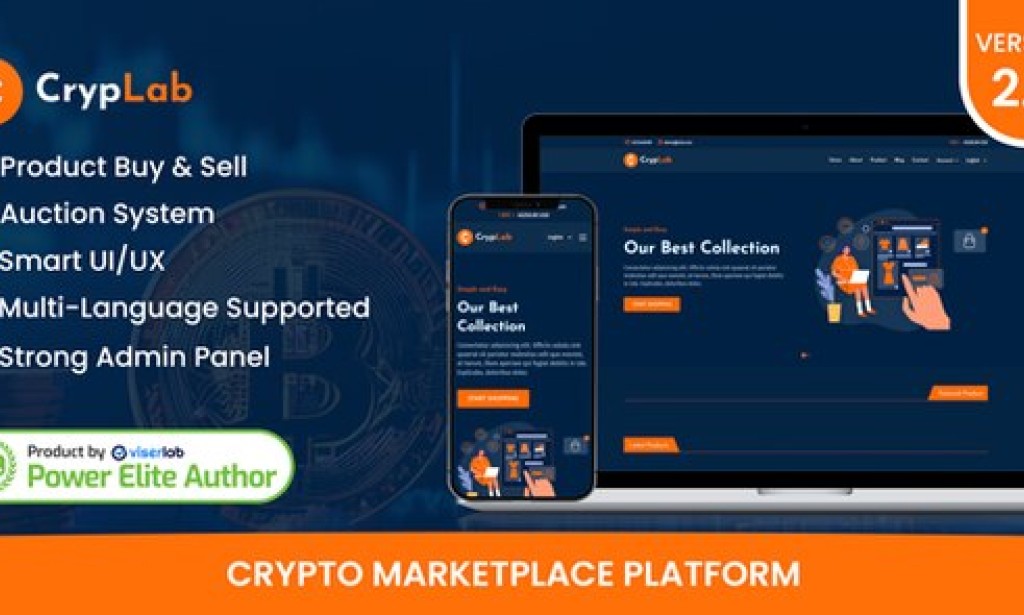 CrypLab v2.0 Nulled – Crypto Marketplace Platform Script