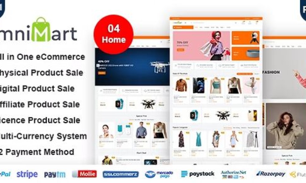 OmniMart v6.1 Nulled – eCommerce CMS | Laravel eCommerce Script