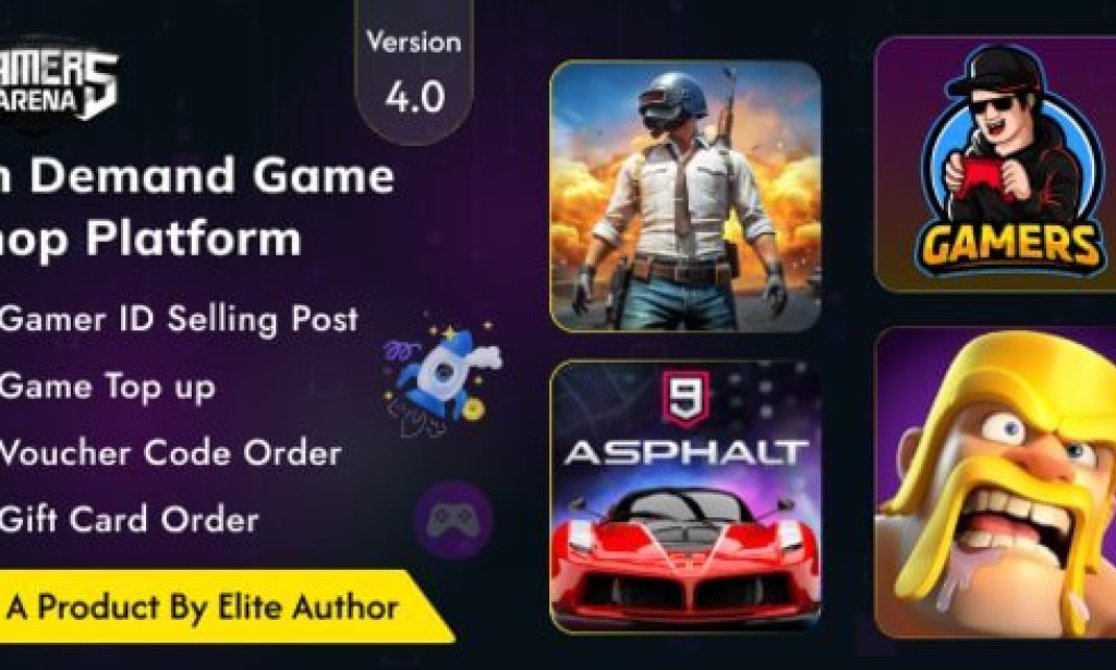 Gamers Arena v4.0 Nulled – Digital Online Game Store, Game Top Up, Voucher & Gamer ID Selling Tools PHP Script