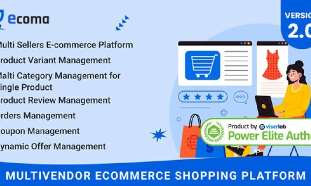Ecoma v2.0 Nulled – Multivendor Ecommerce Shopping Platform Script