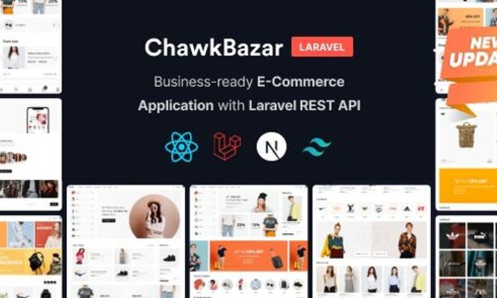 ChawkBazar Laravel v6.6.0 – React, Next, REST API Ecommerce with Multivendor Script