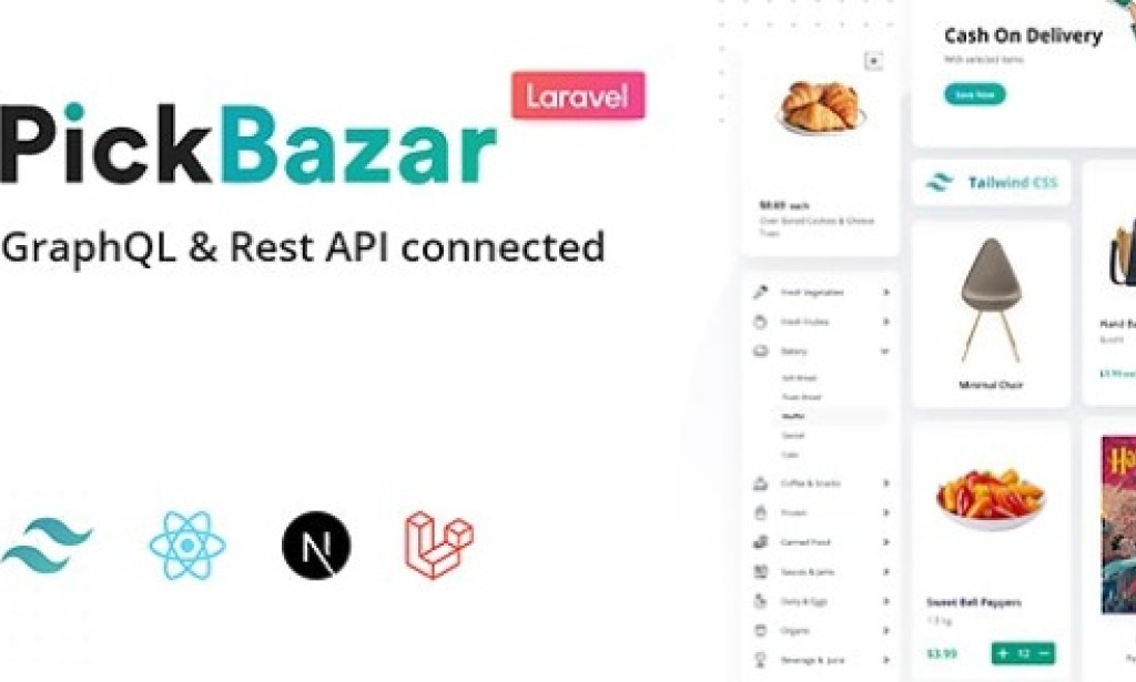 Pickbazar Laravel v11.0.0 – React, Next, REST & GraphQL Ecommerce With Multivendor Script