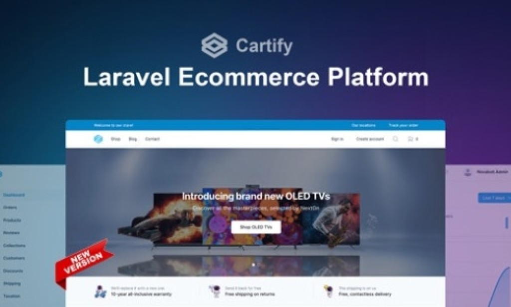 Cartify v2.1.0 Nulled – Laravel Ecommerce Platform with Tailwind CSS Script