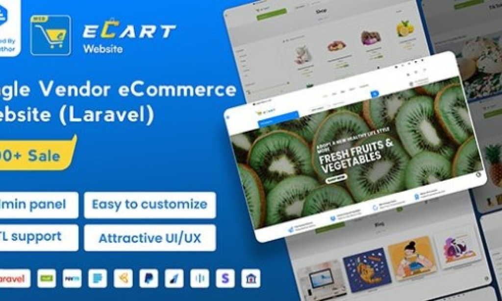 eCart Web v5.0.2 Nulled – eCommerce Store Website with Laravel PHP Script