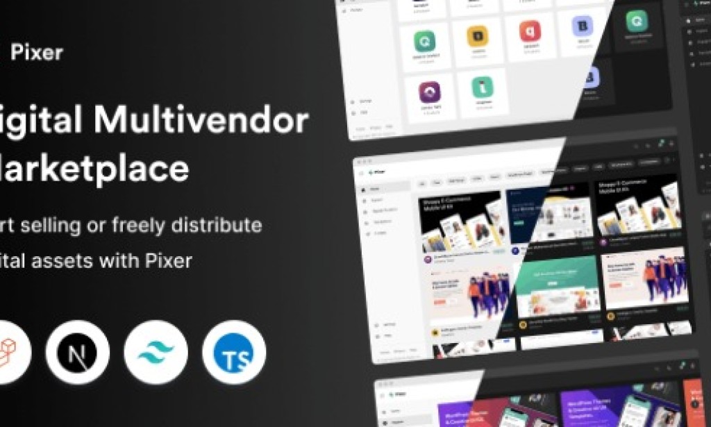 Pixer v4.4.0 – React Laravel Multivendor Digital Marketplace PHP Script