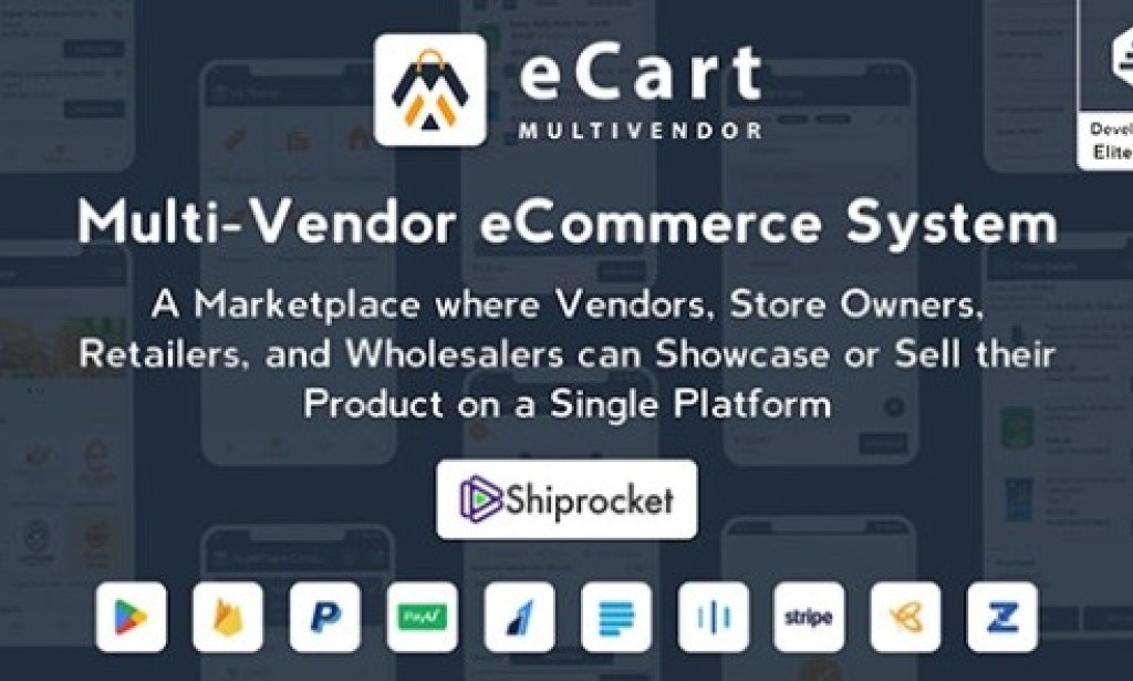 eCart v5.0.0 Nulled – Multi Vendor eCommerce System App Source