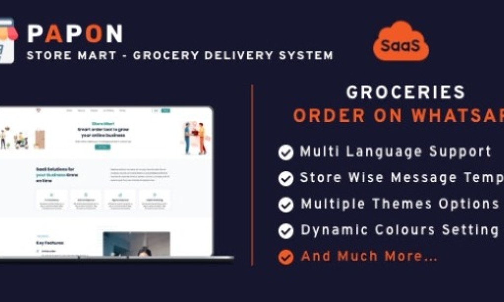 StoreMart v1.1 – SaaS Grocery Delivery System PHP Script