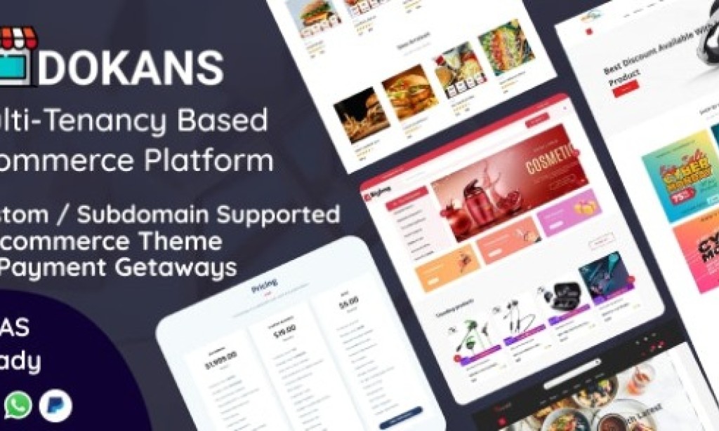 DOKANS v3.0 – Multitenancy Based Ecommerce Platform (SAAS) Nulled PHP Script