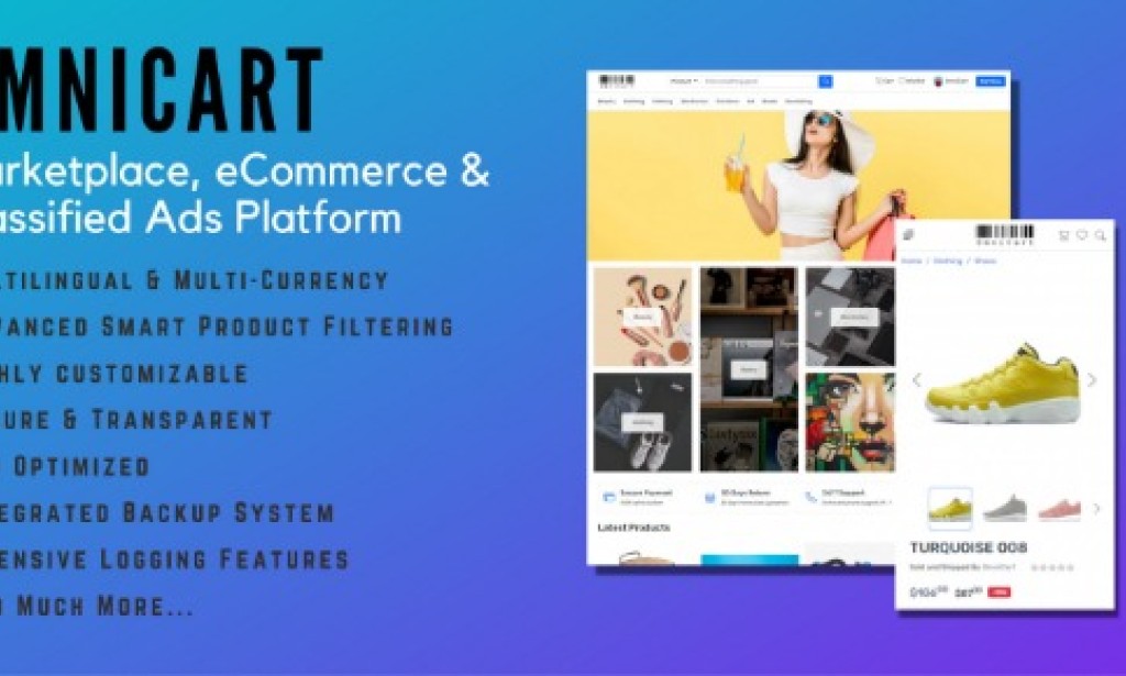 OmniCart v1.30 – Marketplace And Classifieds Platform PHP Script