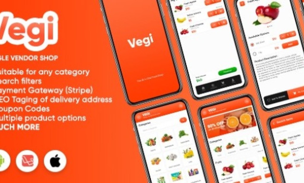 Vegi (2 Mar 2022) – The Ultimate Grocery – Food – Milk Ordering App with Delivery Boy & Admin : Android / Laravel Source Code