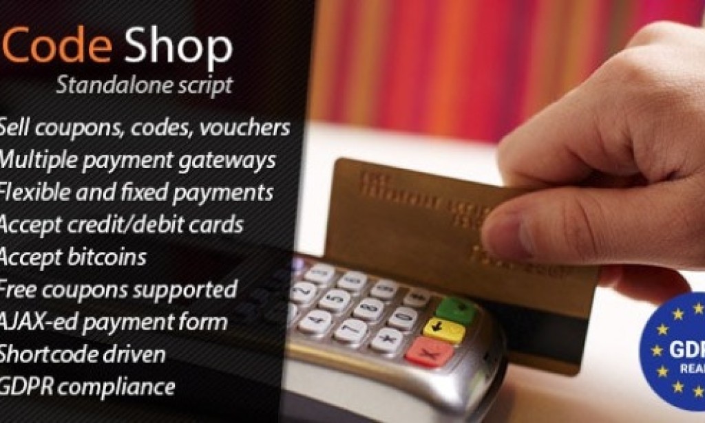 Code Shop v2.40 – Standalone Script – Digital Downloads Free