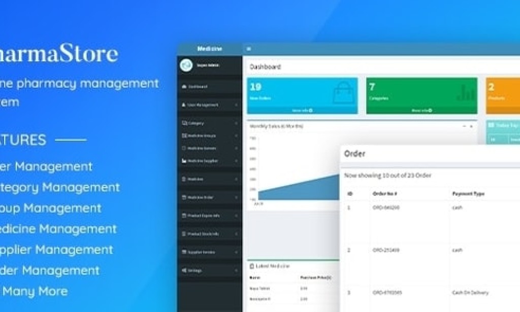 PharmaStore v1.0 – Online Pharmacy Management System
