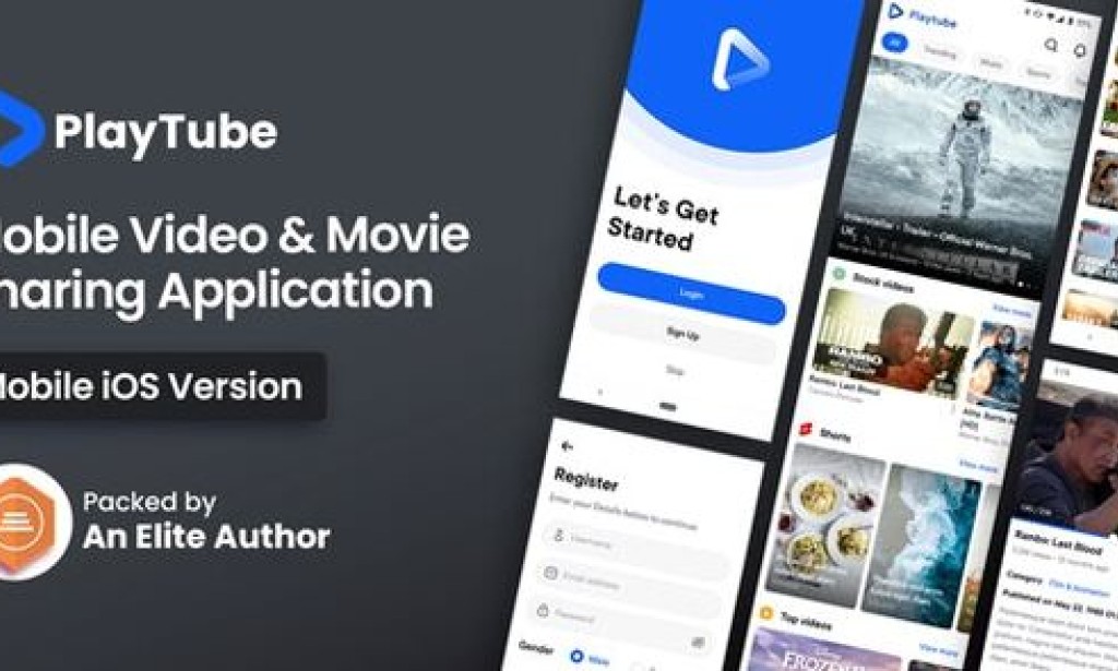PlayTube iOS v1.9 – Sharing Video Script Mobile iOS Native Application Source
