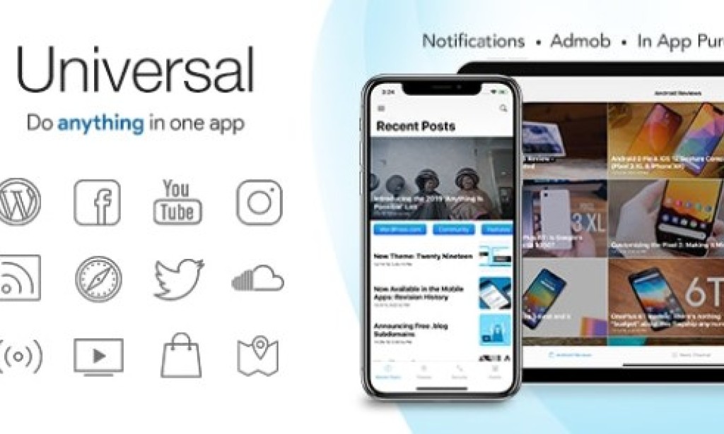 Universal for iOS v4.4.4 – Full Multi-Purpose iOS App Source