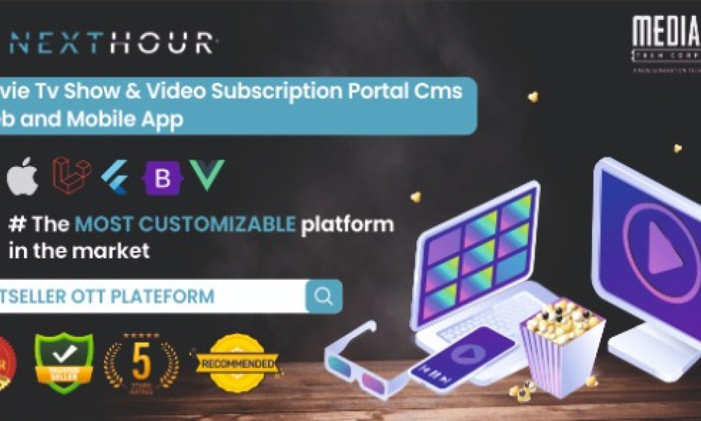 Next Hour v5.3 Nulled – Movie Tv Show & Video Subscription Portal CMS Web and Mobile App Source