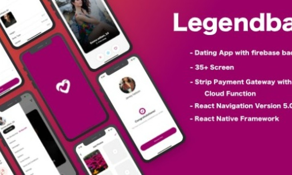 Legendbae v1.0 – React Native Social Dating App Source Code