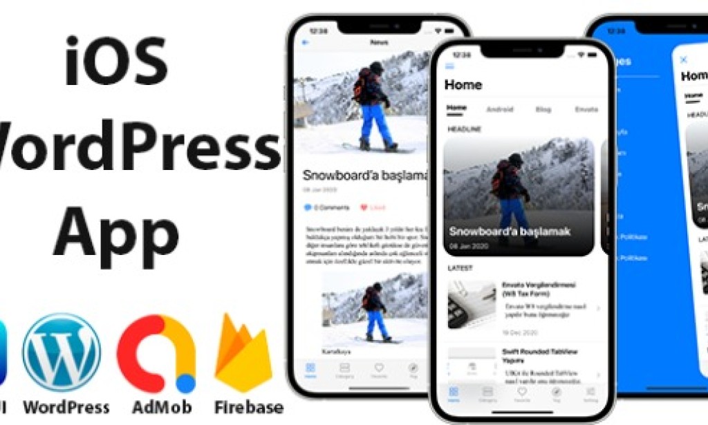 SwiftUI iOS WordPress App v1.0 6 – for Blog and News Site with AdMob, Firebase Push Notification and Widget Source
