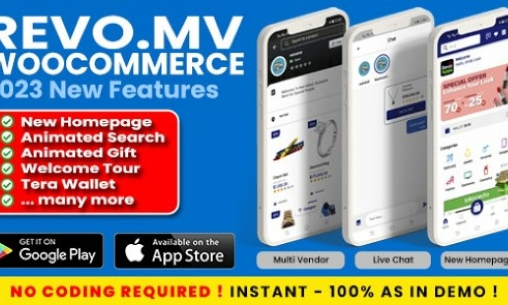 RevoMV v6.0.0 Nulled – Multivendor WCFM / Marketplace Flutter Android iOS App – Like Flipkart, Amazon, Shopee Source