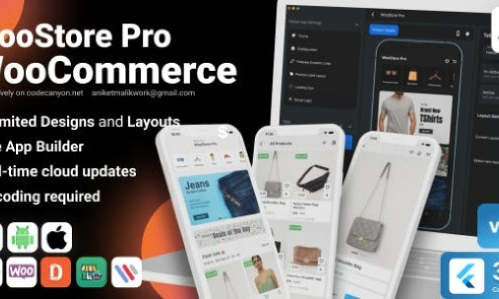 WooStore Pro WooCommerce v3.5.0 – Flutter Full App E-commerce with Multi Vendor Marketplace Support Source Code