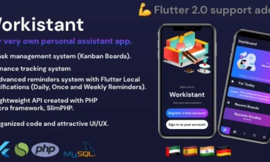 Workistant v1.0 – Your Very Own Personal Assistant App Source
