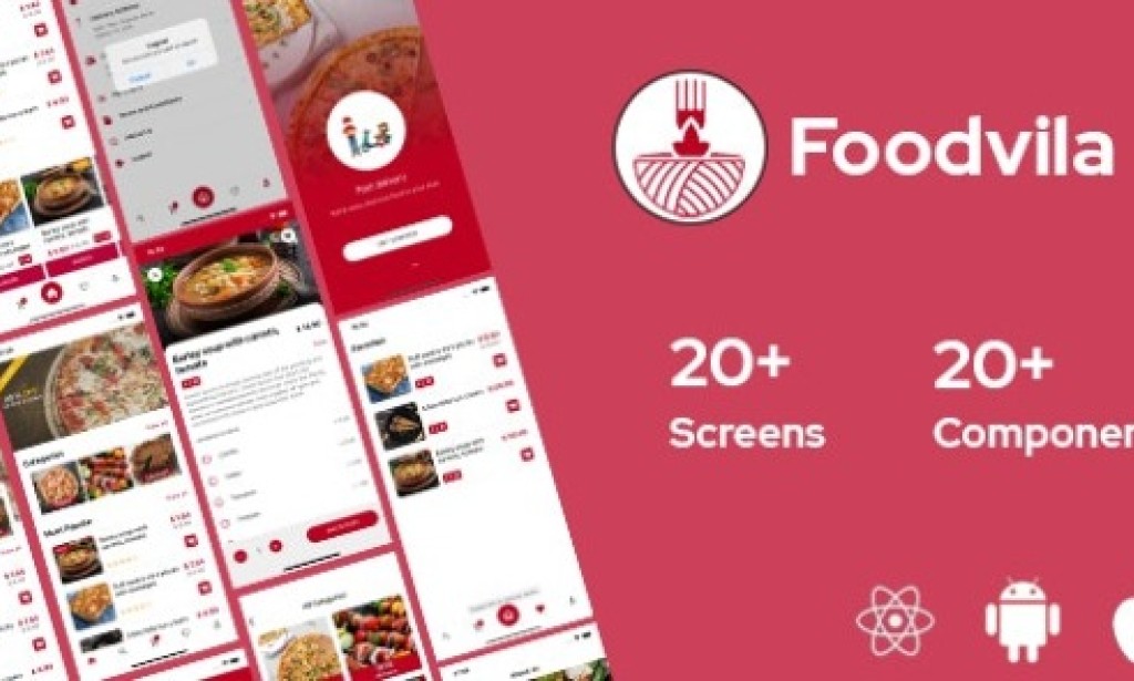 Foodvila v1.0 – React Native Template App Source Code