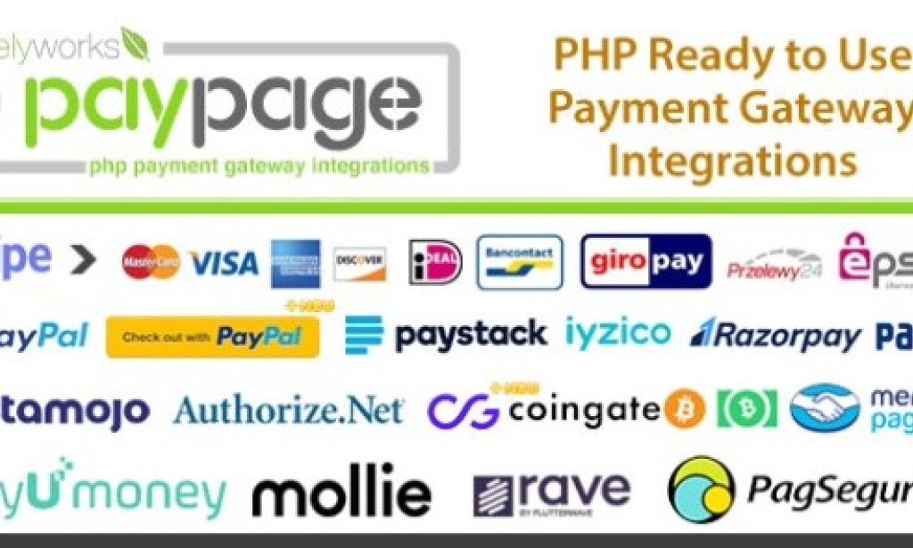 PayPage v2.0.0 – PHP Ready to use Payment Gateway Integrations Script