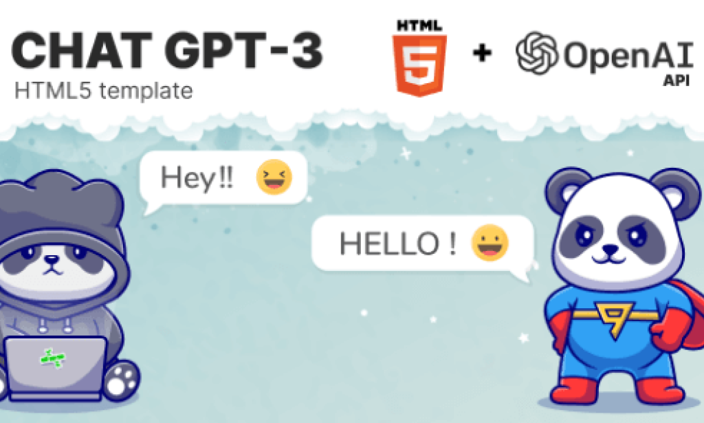 Chat GPT-3 OpenAI HTML5 v1.1