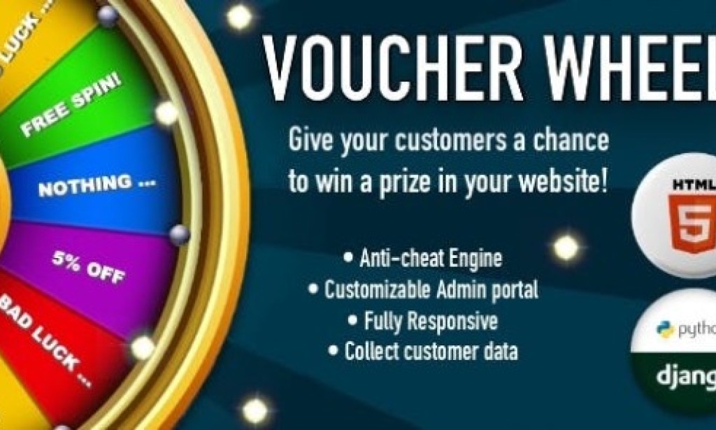 Voucher Wheel v1.2.2 – Engage and Give Prizes to your Customers Script