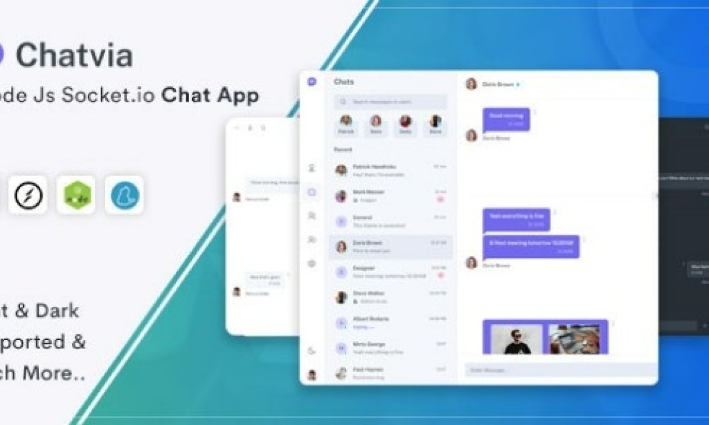 Chatvia v2.2.0 – Nodejs Socket.io Chat App Source Code