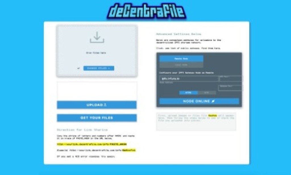 FileCoin v1.0 – IPFS File Upload Script JavaScript