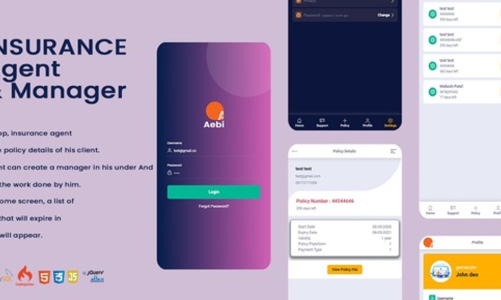 Insurance Management System v1.0 – PHP Script