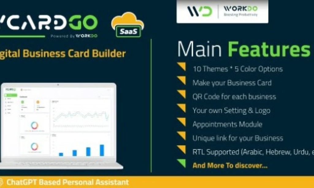 vCardGo SaaS v7.0 Nulled – Digital Business Card Builder PHP Script
