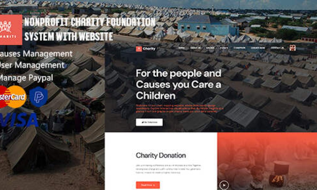 Charity (01 Sep 2025)- Nonprofit Charity Foundation System with Website Script