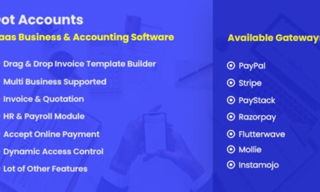 Dot Accounts v2.8 – SaaS Business & Accounting Software
