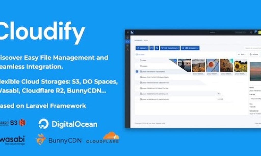 Cloudify v1.2.8 Nulled – Self-Hosted File Manager and Cloud Storage Script