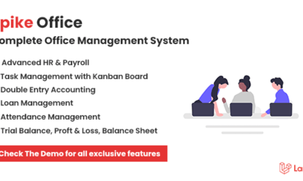 Spike Office v1.5 – Complete HR & Payroll including Loans and Double Entry Accounting Script