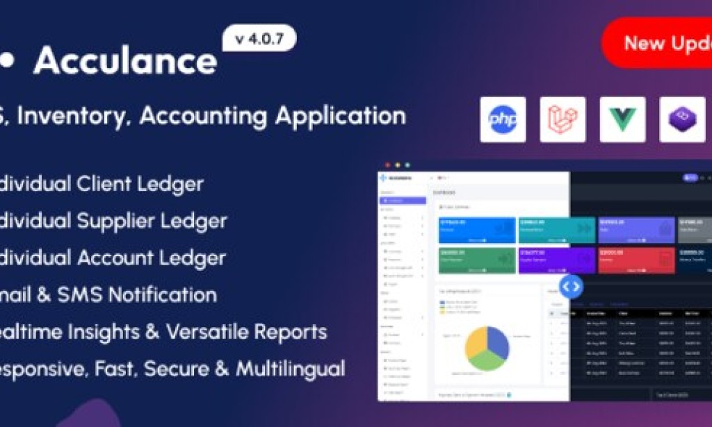 Acculance v4.0.7 Nulled – POS, Inventory, Accounting Application PHP Script