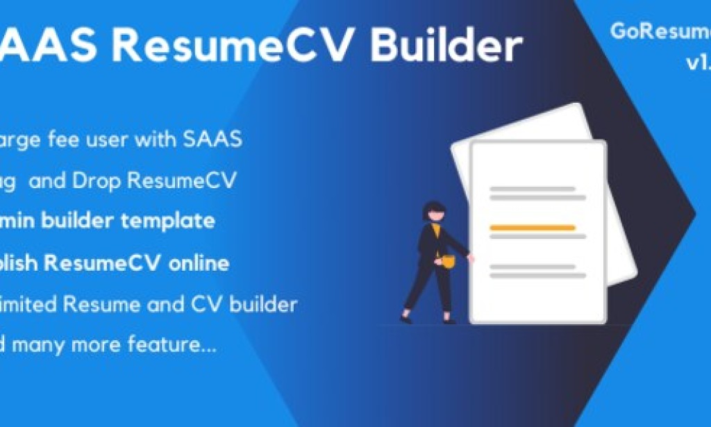 GoResumeCV v1.0.4 – SAAS Resume Builder Online PHP Script