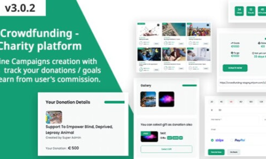 CrowdFunding v3.0.2 – Fund Raising Platform / Charity / Donation PHP Script