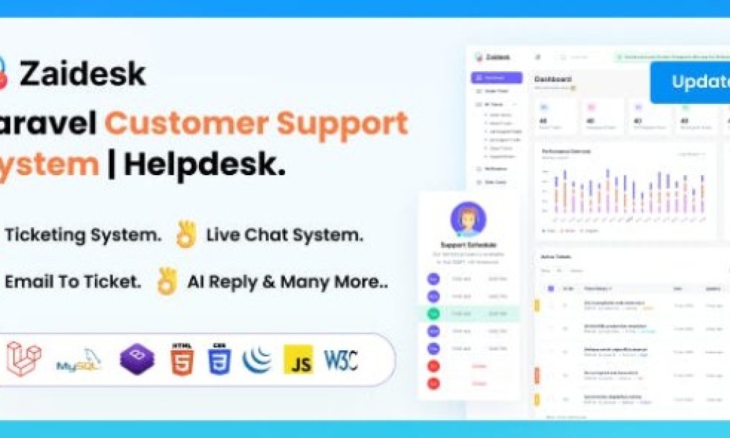 Zaidesk v2.6 Nulled – Customer Support System | Helpdesk | Support Ticket Script